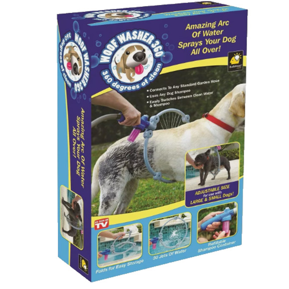 Woof Washer 360 Perfect Pet Dog Washing Station Adjustable Bathing Ring Cleaner - Picture 1 of 2